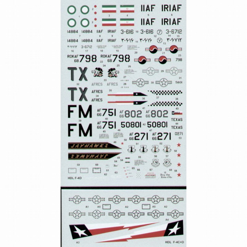 【新製品】72-055)F-4D ファントムII アメリカ/イラン/韓国