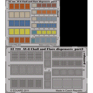 【新製品】[2002613272308] 32723)塗装済 AV-8 ハリアー チャフ/フレア ディスペンサー