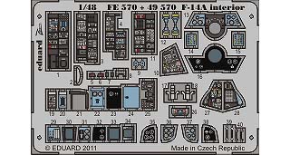 【新製品】[2002614957006] FE570)塗装済 F-14A トムキャット 計器盤