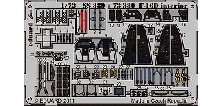 【新製品】[2002617438908] SS389)F-16D ファイティングファルコン 計器盤/シートベルト