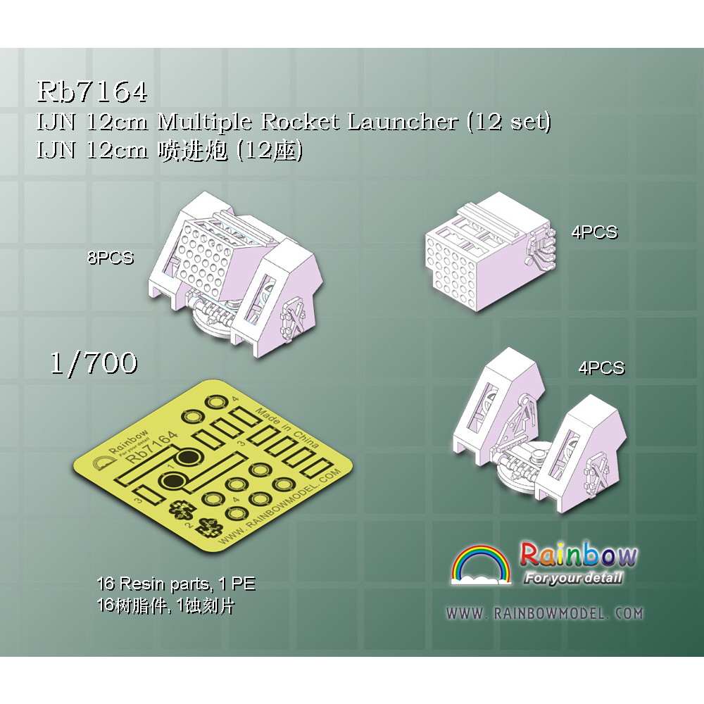 【新製品】Rb7164 日本海軍 12cm多連装ロケット砲
