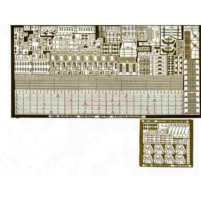 【新製品】[2002633505707] 3557)米海軍 駆逐艦 フレッチャー級 ザ・サリヴァンズ用