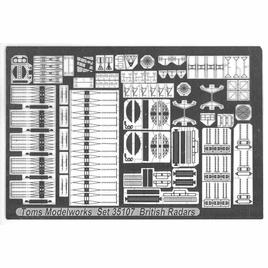 【新製品】35107 WWII 英海軍 レーダーアンテナセット