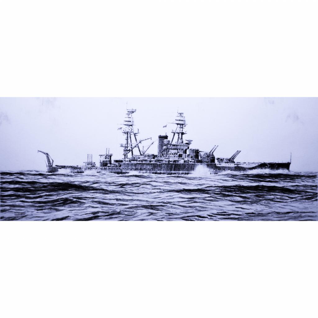 【新製品】700-10 米海軍 ネバダ級戦艦 BB-37 オクラホマ Oklahoma 1941