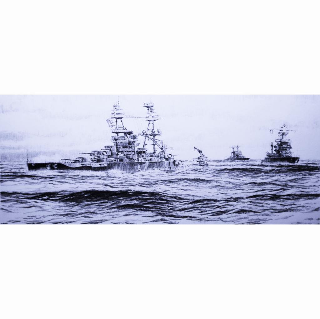 【新製品】700-11)米海軍 ネバダ級戦艦 BB-36 ネバダ Nevada 1941