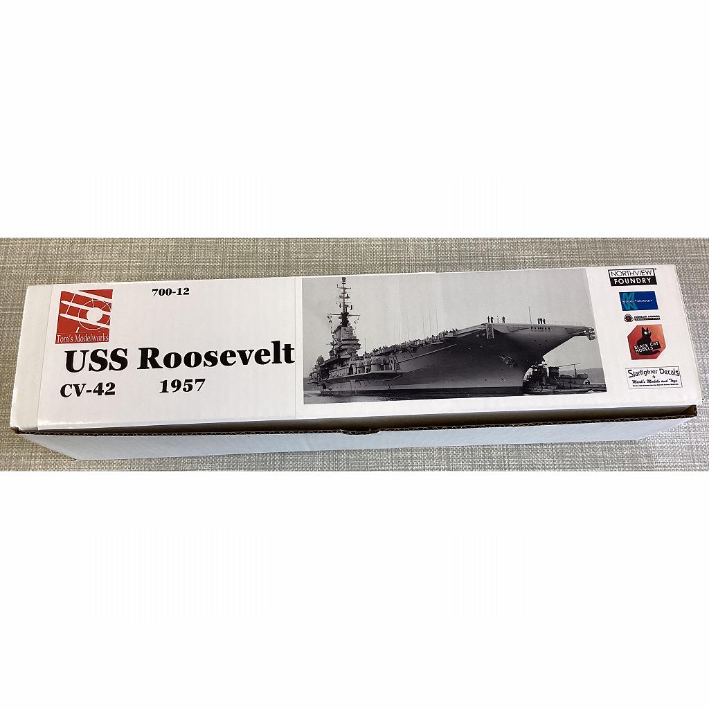【新製品】700-12 米国海軍 ミッドウェイ級航空母艦 CV-42 フランクリン・D・ルーズベルト Franklin D. Roosevelt 1957