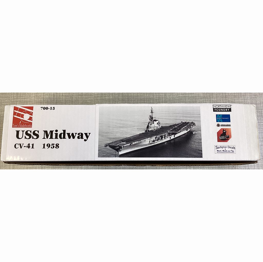【新製品】700-15 米国海軍 ミッドウェイ級航空母艦 CV-41 ミッドウェイ Midway 1958