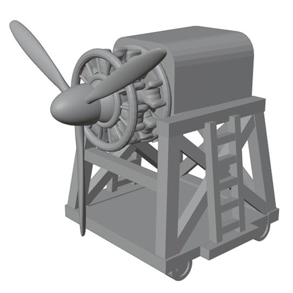 【新製品】700-19 WWII 日本海軍 エンジンテストスタンド