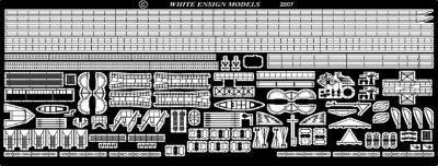 【新製品】35135)英海軍 キングフィッシャー級スループ用エッチングパーツ