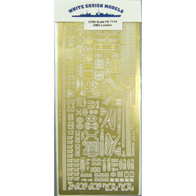 【再入荷】7114 重巡洋艦 ロンドン用エッチングパーツ