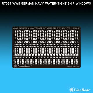 【新製品】[2002906005507] R7055)WWII 独海軍 艦艇用窓セット