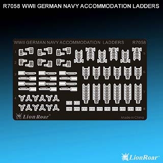 【新製品】[2002906005804] R7058)WWII 独海軍 艦艇用 舷梯