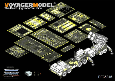 【新製品】PE35815)パトリオット PAC-2 ミサイルランチャー+M983トラクター エッチング基本セット