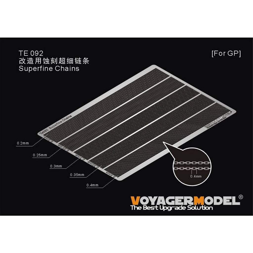 【新製品】TEZ092 1/35 汎用 スーパーファインチェーンセット 0.2mm/0.25mm/0.3mm/0.35mm/0.4mm
