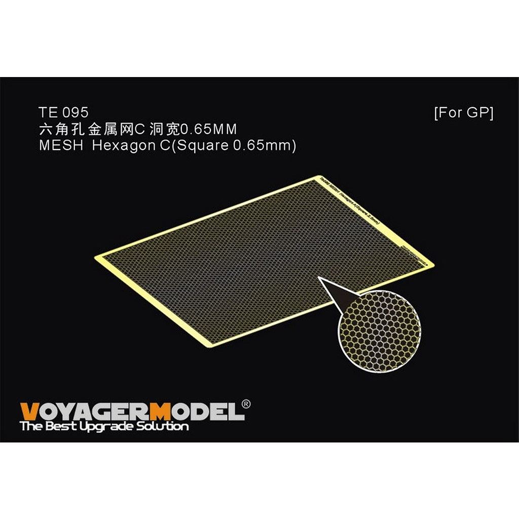 【新製品】TEZ095 1/35 汎用 六角メッシュ タイプC(0.65mm角)