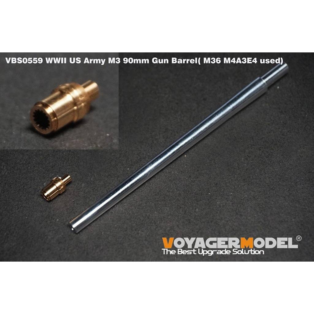 【新製品】VBS0559 1/35 WWII アメリカ M36駆逐戦車 M3 90mm砲 金属砲身(タミヤ用)