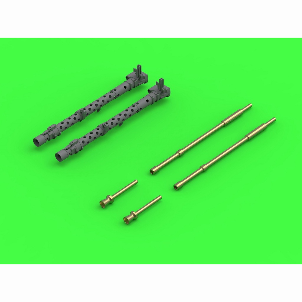 【再入荷】GM35-049 1/35 WWII ドイツ 7.92mm MG34機関銃銃身 放熱口付バージョン 歩兵/初期戦車用(2本入)