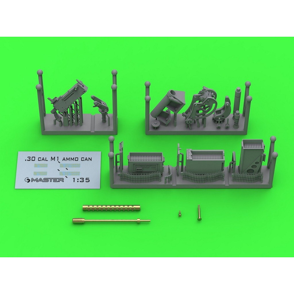 【新製品】GM35-087 1/35 ブローニング M1919A4 .30cal 7.62mm機関銃 ｗ/M20 対空マウント/D7431 ガンマウント