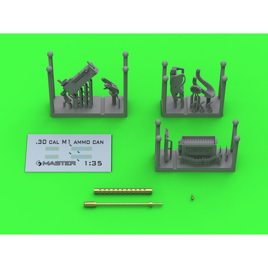 【新製品】GM35-092 1/35 ブローニング M1919A4 .30Cal機関銃 w/E6160マウント M4 シャーマン/T17E1 スタッグハウンド用