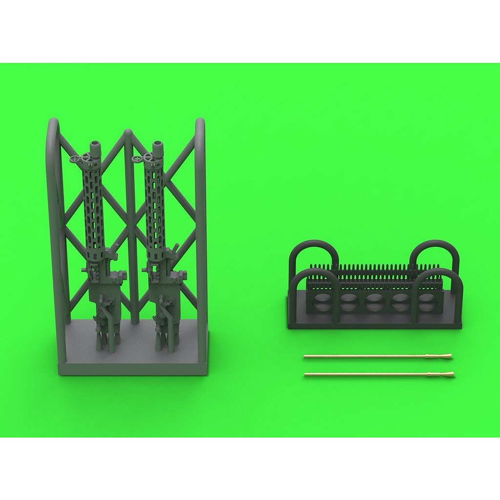 【新製品】AM72-169 WWI ドイツ シュパンダウ LMG 08/15機関銃 ショートコッキングレバータイプ(2個入)