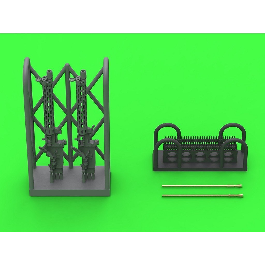 【新製品】AM72-170 WWI ドイツ シュパンダウ LMG 08/15機関銃 ロングコッキングレバータイプ(2個入)