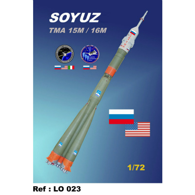 【新製品】LO 023)ソユーズ TMA-16M アメリカ/ロシア Gennady Padalka/Mikhail Korniyenko/Scott Kelly