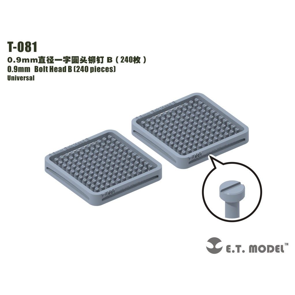 【新製品】T-081 0.9mm平ねじ マイナス B （240個）