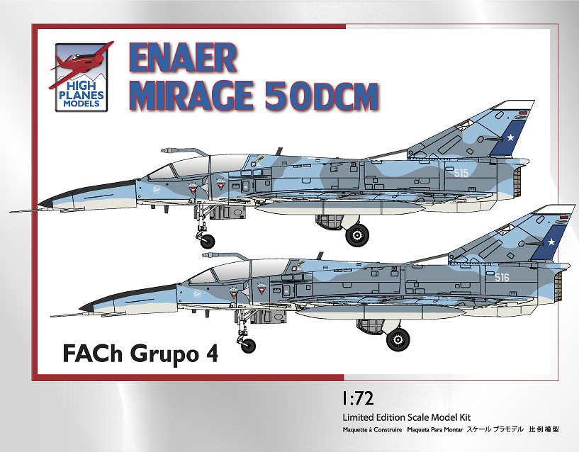 【新製品】HPK72110)ENAER ミラージュ 50DCM パンテーラ チリ空軍