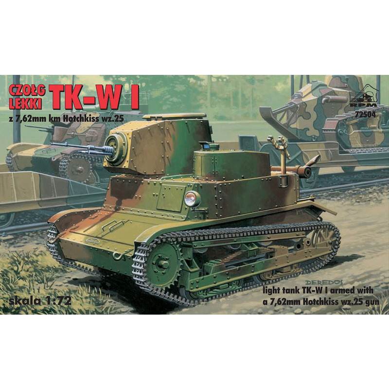 【新製品】72504 ポーランド 豆戦車 TK-W I
