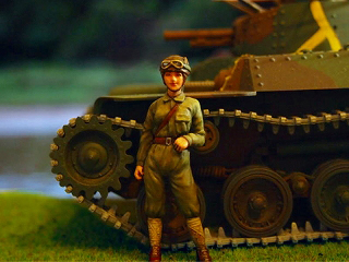 【新製品】[2005003504300] ML-043)日本軍(帝国陸軍) 女性戦車兵