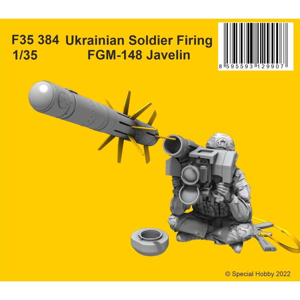 【新製品】F35384 1/35 ウクライナ兵w/ FGM-148 ジャベリン