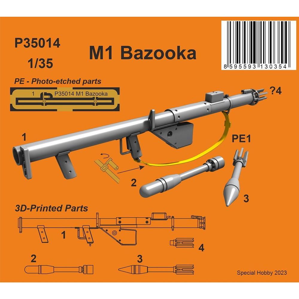 【新製品】P35014 1/35 WWII 米軍 M1 バズーカ砲