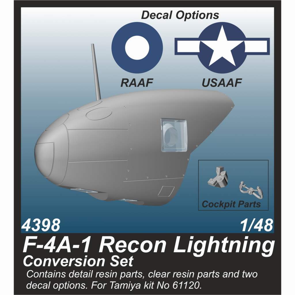 【新製品】4398 F-4A-1 ライトニング 偵察機改造セット