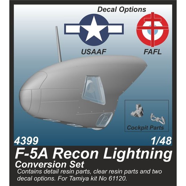 【新製品】4399 F-5A ライトニング 偵察機改造セット