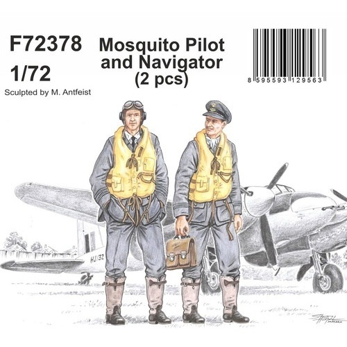 【新製品】F72378 1/72 D.H.モスキート パイロット & 航空士