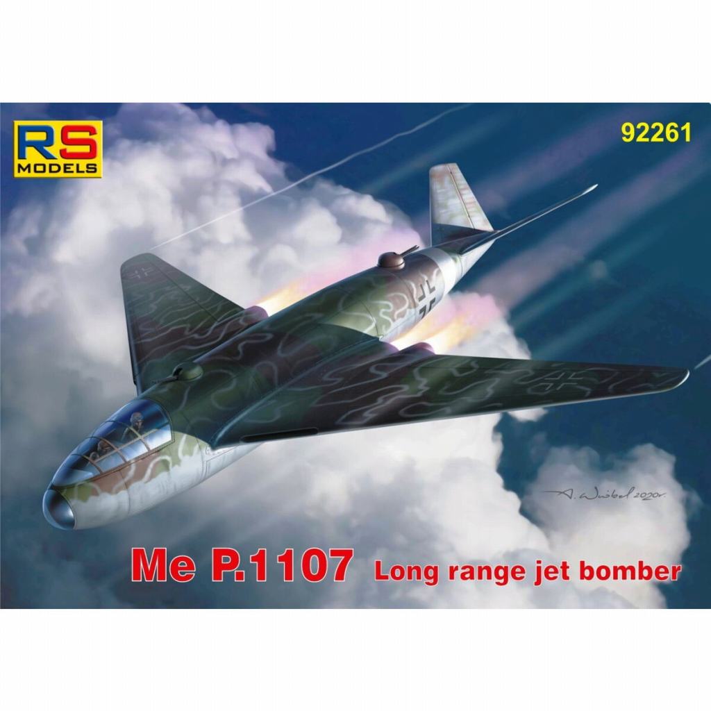 【新製品】92261 ドイツ空軍 メッサーシュミット Me P.1107 長距離ジェット爆撃機 KG54 1946