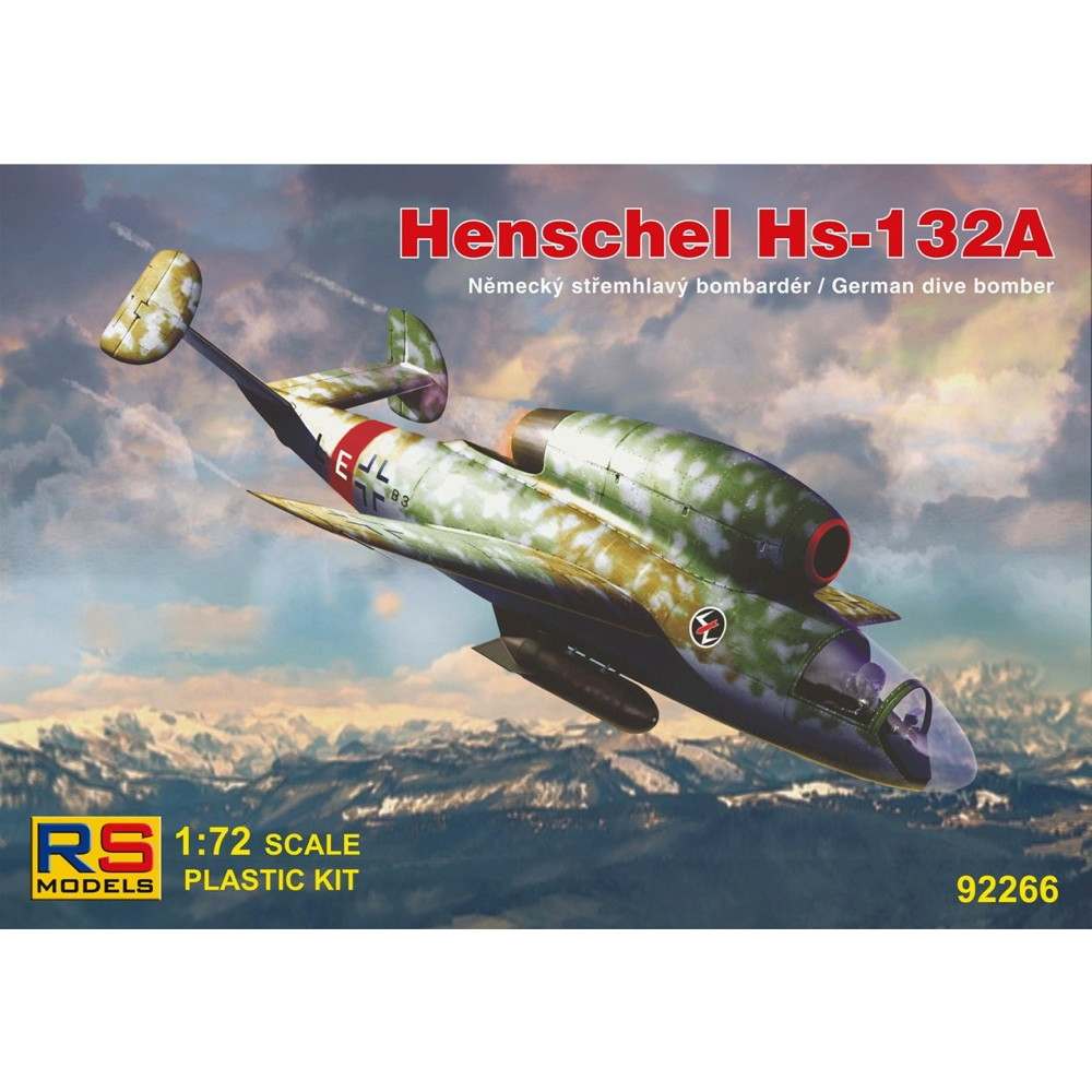 【新製品】92266 ドイツ空軍 ヘンシェル Hs-132A 急降下爆撃機