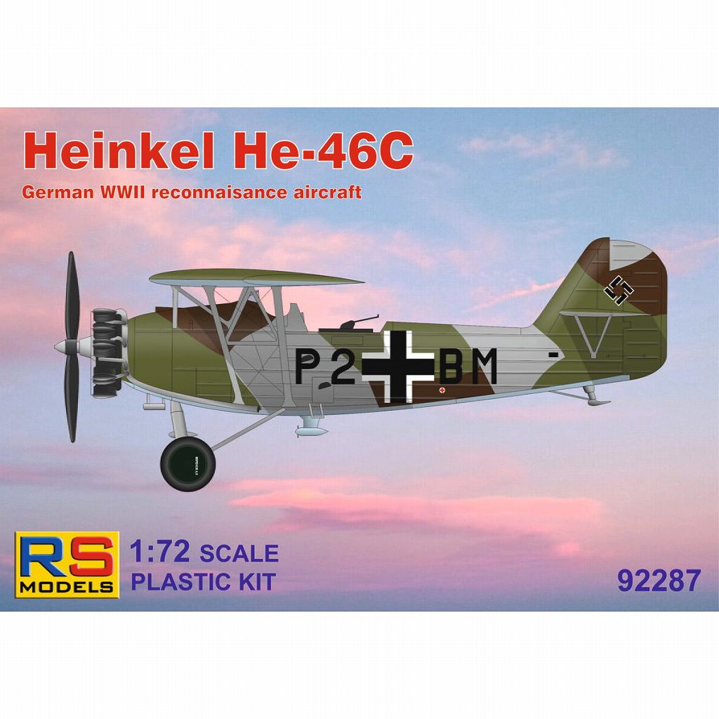 【新製品】92287 ハインケル He46C ドイツ偵察機