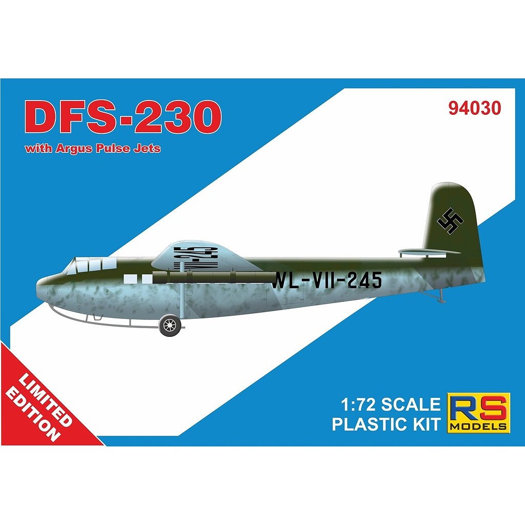 【新製品】94030 1/72 DFS-230 アルグス・パルスジェット