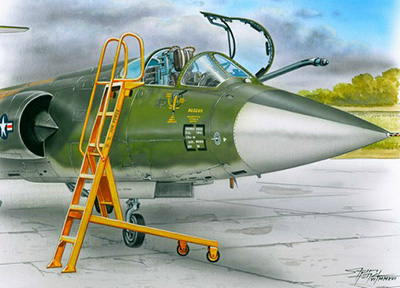 【新製品】AL4061)F-104 スターファイター用昇降ラダー