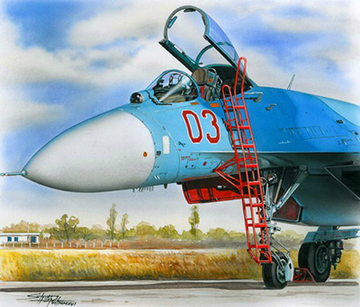 【新製品】AL4062)Su-27 フランカー用昇降ラダー