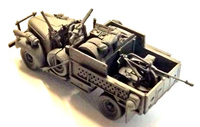 【新製品】UK109 英 シボレー 30cwt トラック LRDG w/ブレダ機銃