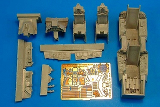 【新製品】[2005484845374] 4537)F-16D ブロック40 ファイティングファルコン コクピットセット