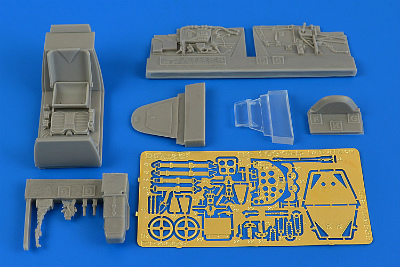 【新製品】4698)メッサーシュミット Bf109G-5 後期 コクピットセット