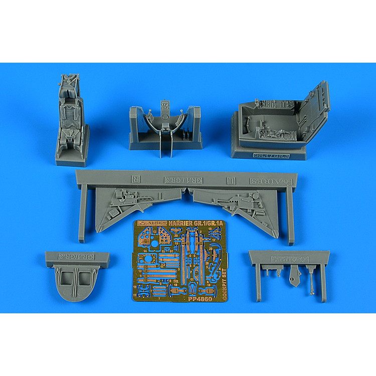 【新製品】4860 1/48 ハリアー GR.1/GR.1A コクピットセット(キネティック用)