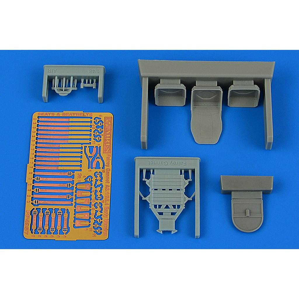【新製品】4957 1/48 フェアリー ガネット AS.1/4 クルー席 (初期型、エッチングベルト付) (エアフィックス用)