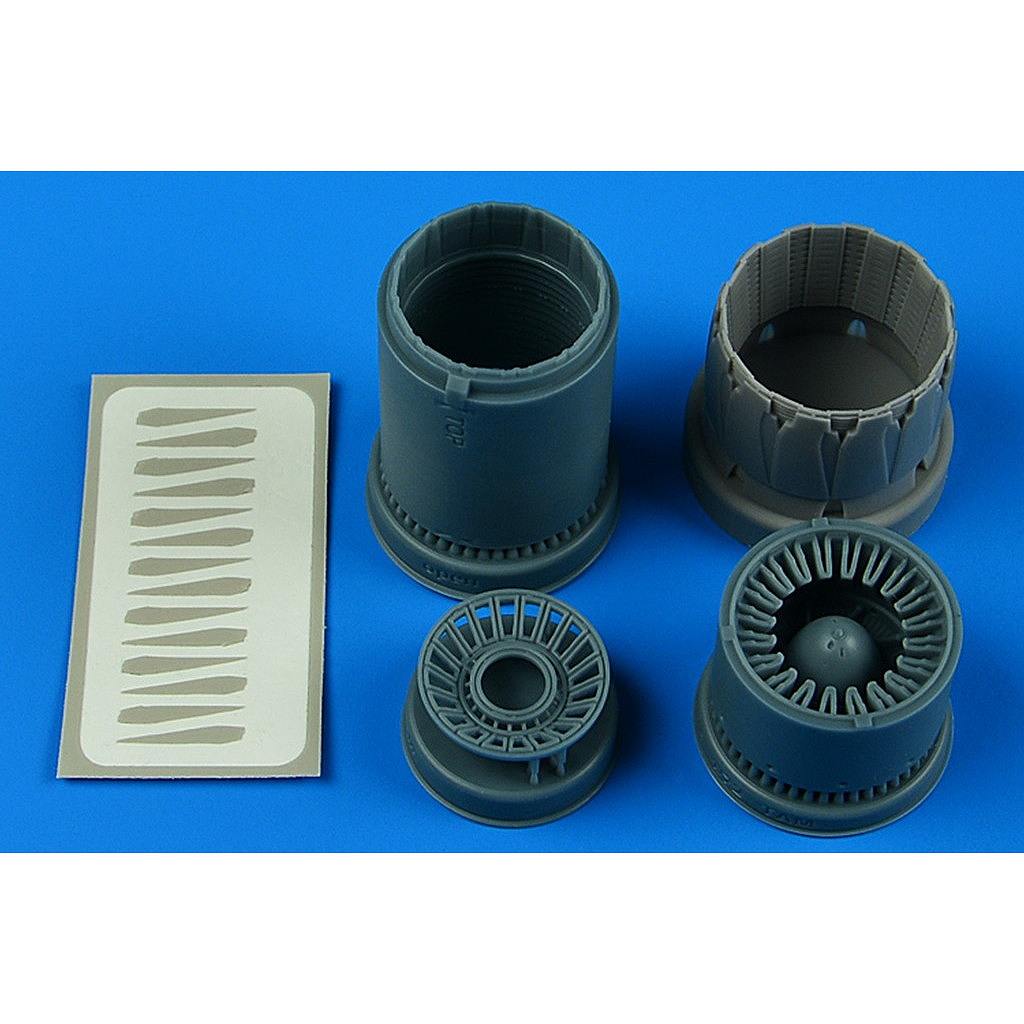 【新製品】7394 1/72 F-16CJ ブロック50 F110 排気ノズル (オープン、塗装マスクシール付) (タミヤ用)