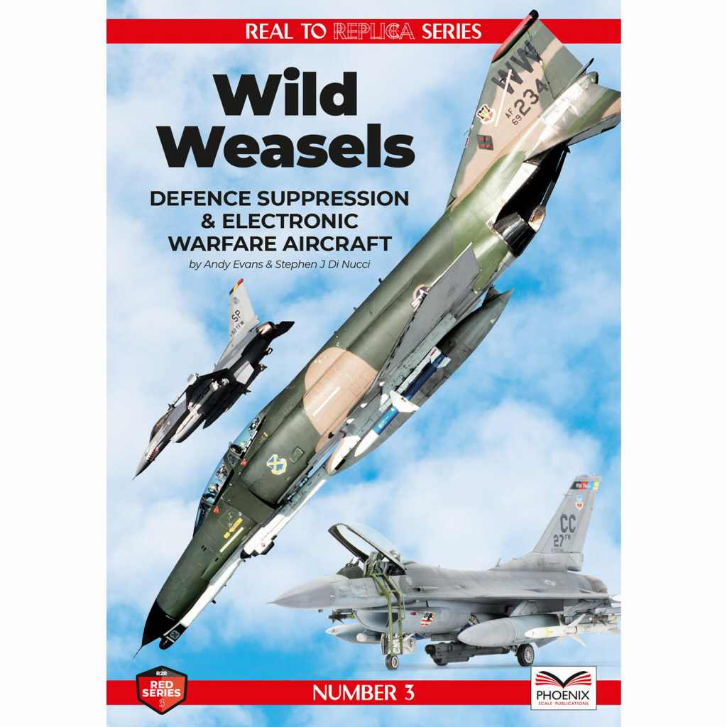【新製品】Phoenix Scale Publications Red series 3 Wild Weasels Defence suppression & electronic warfare aircraft