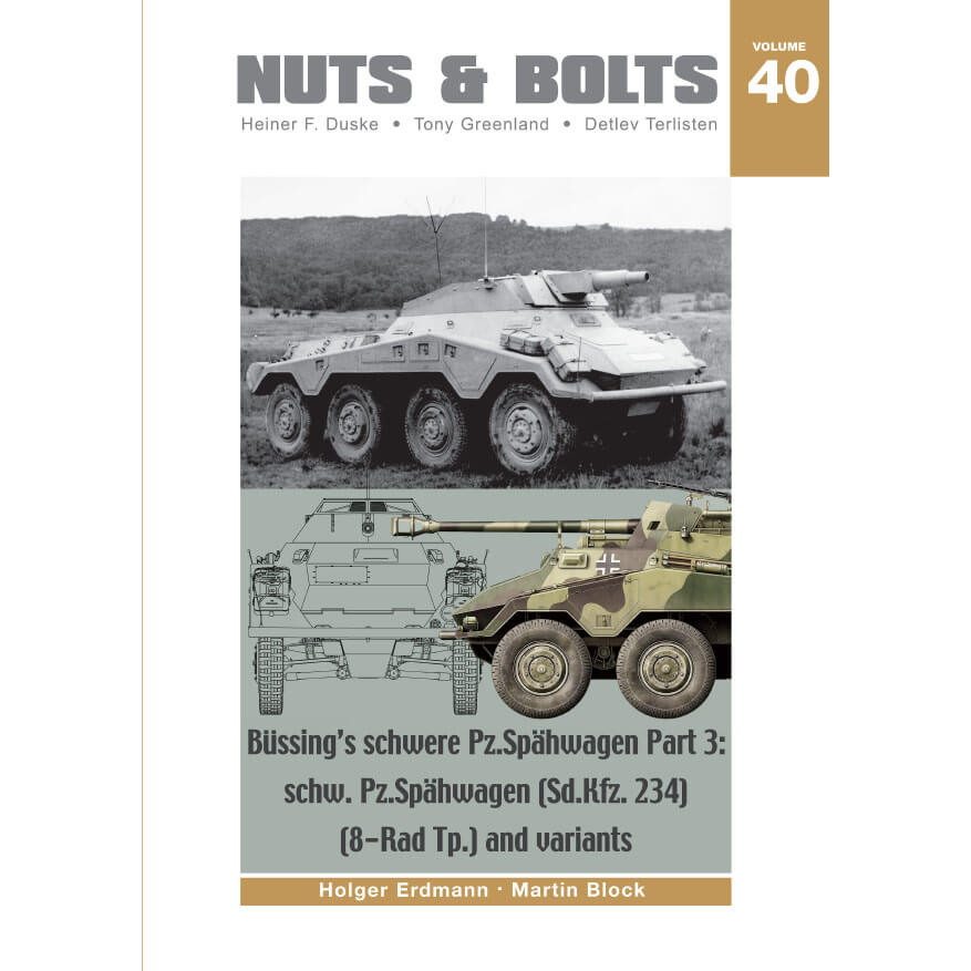 【新製品】NB40 ビュッシングNAG社の重装甲車 Part.3:Sd.kfz.234,派生車