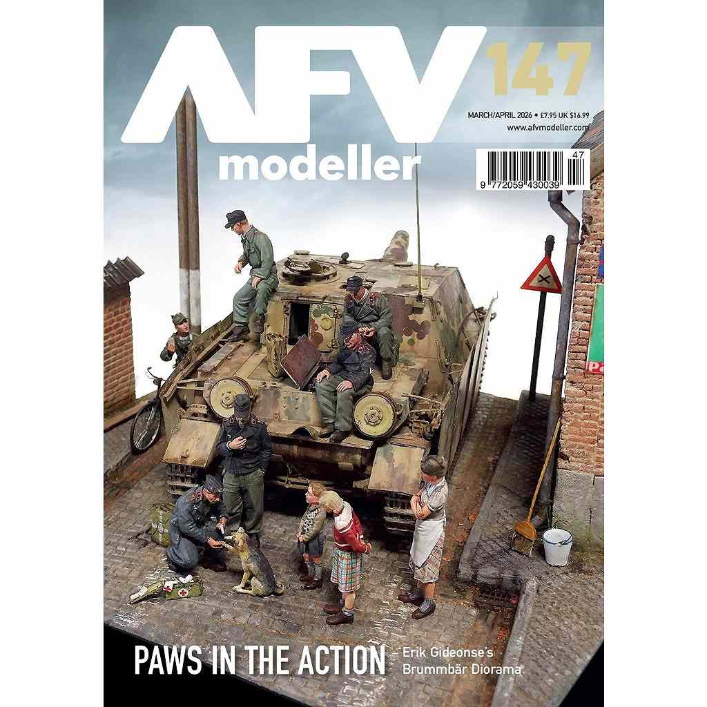 【新製品】AFVmodeller 147 PAWS IN THE ACTION